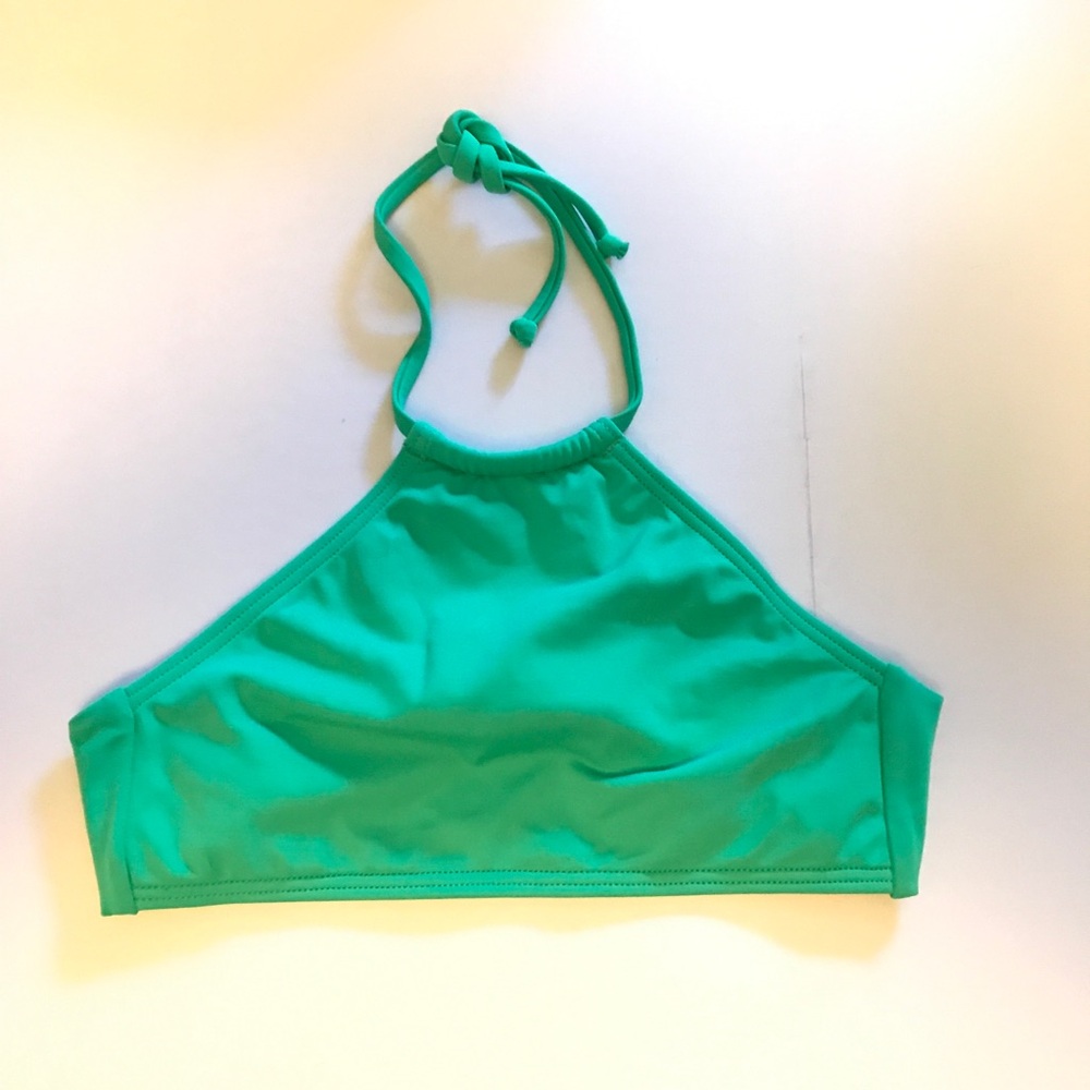 Billabong Girls Swim Top Sol searcher Hi Neck size 6X TEA
